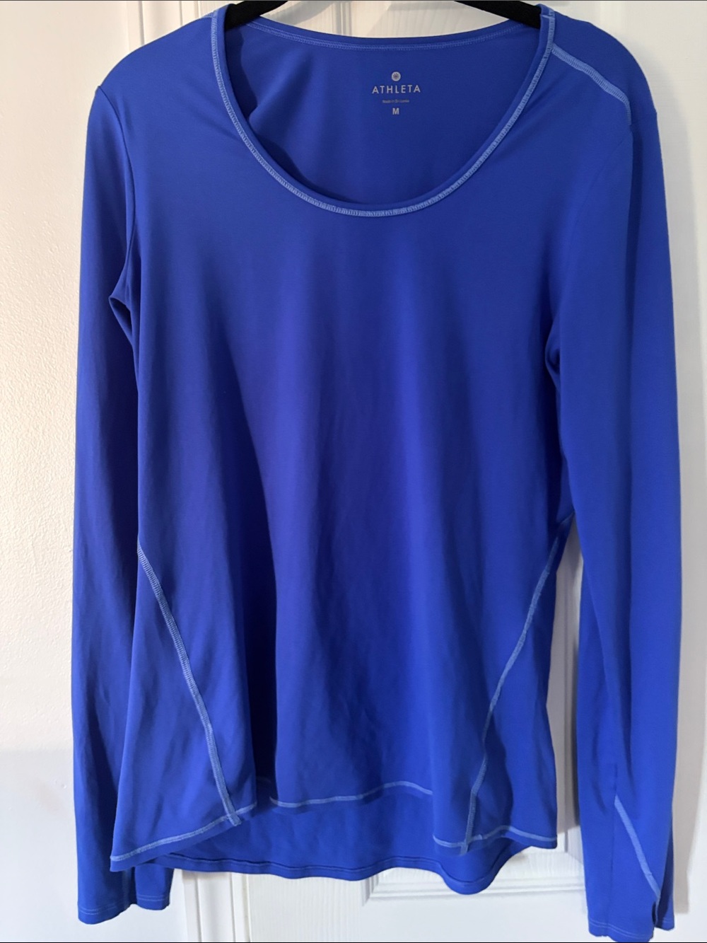 Athleta Long-Sleeve Performance Top in Royal Blue